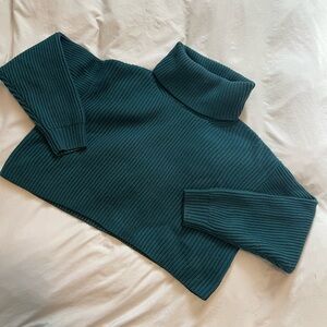 Aritzia Babaton Guell Sweater Blue/Teal - Size Medium